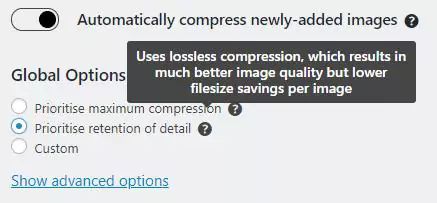 Lossless compression